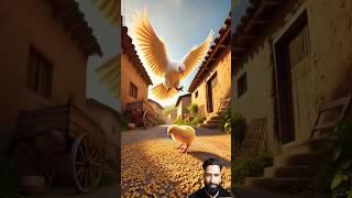 The big pigeon becomes very rich by stealing chicks every day  #ai #pigeon #hen #farmer