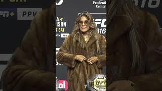 Julianna Peña shows up to the #UFC316 Press Conference #UFC #MMA #ufcfighter #shorts