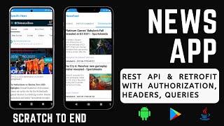 News app in android studio | how to create news app in android studio | News app |Retrofit |REST API