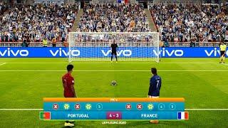 PORTUGAL vs FRANCE | UEFA EURO 2020 FINAL | PENALTY SHOOTOUT | PES 2020 GAMEPLAY PC