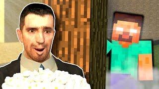 HEROBRINE Is After Us In Gmod! - Garry's Mod Gameplay