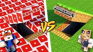 TAJNY DOM ROBLOX VS TAJNY DOM MINECRAFT | Vito vs Bella