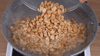 Add the peanut to boiling water and you'll be amazed by the result