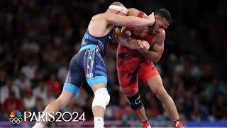 Kyle Snyder fails to make men's 97kg podium in loss to Iran's Azarpira | Paris Olympics | NBC Sports