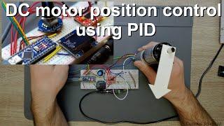 DC motor position control using PID