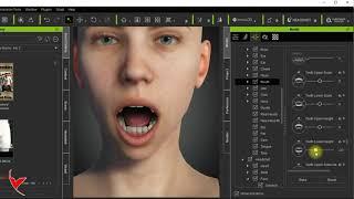 Making vampire teeth with Character Creator (CC3) and 3D Coat