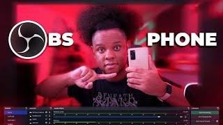 OBS STUDIO: add Smartphone Video and Audio Tutorial