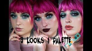 Kaleidos Makeup Electro Turquoise | 3 Looks 1 Palette
