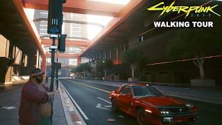 [4K] Night City Walk Around in Watson | Cyberpunk 2077 Ultra Settings with Path Tracing ASMR