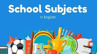 School Subjects In English | English Vocabulary