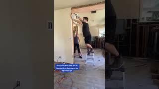 #DIY Home Renovation: Part 10! #shorts #homerenovation #fixerupper #homeimprovement