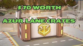 $70ish worth of Azur Lane Crates - World of Warships Legends