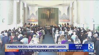 L.A. funeral held for Rev. James Lawson Jr., civil rights leader