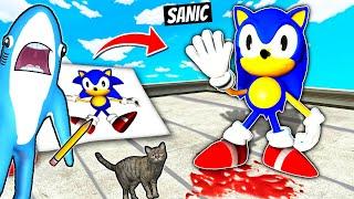 DRACULASS PISICA IL DESENEAZA PE SONIC.EXE DEMONIC LA 3 DIMINEATA! TOATE DESENELE PRIND VIATA!