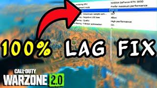 WARZONE 2 BEST FIX LAG Video Tutorial [Quick Fix]