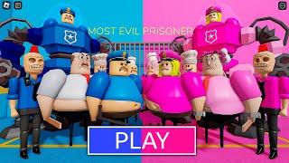 All Girl Bosses Vs All Boy Bosses Barry's Mode! Barry's Prison Run Obby Walkthrough Roblox