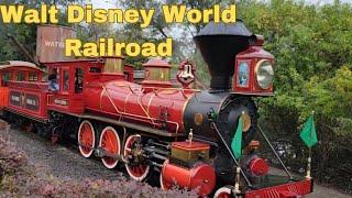 Walt Disney World Railroad in 4k at Magic Kingdom|Disney Transportation