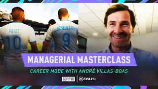 La masterclass d'André Villas-Boas I Mode carrière manager sur #FIFA21