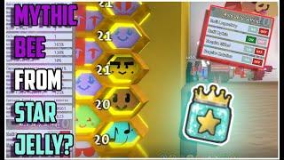 Can You Get MYTHIC BEES From STAR JELLY?| Bee Swarm Simulator