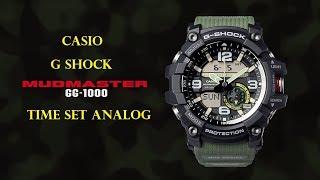 g shock mudmaster gg 1000 time setting analog