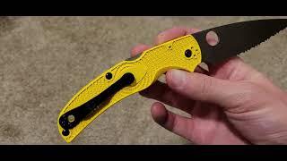 Spyderco Native Chief Lightweight - Fully Serrated Magnacut - Oh, what a beauty!! 