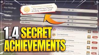 Patch 1.4 New Secret Achievements! -【Genshin Impact】