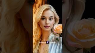 from Angel w/a RoseTO Devil w/a FieryBlonde Halo in 6 Seconds with the Photoleap App #shorts