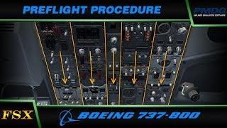 PMDG 737 NGX:  3. Preflight Procedure