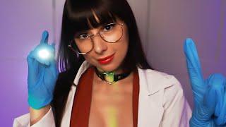 ASMR Back Door Doctor Exam  (asmr roleplay for sleep, cranial nerve exam