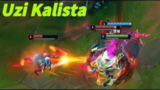 UZI KALISTA VS  VARUS , HIS KALISTA IS SO CLEAN!