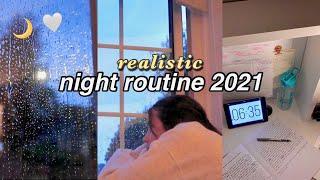 realistic night routine 2021