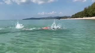 Andaman Sea, 5 km long swim‍️