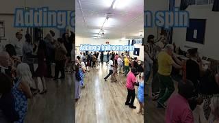 Ballroom spin added. #salsadura #smoothsalsauk #salsaon1 #fypシ゚viral #shortsviral #salsadancing