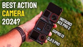 Best Action Camera 2024 - DJI Action 5 Pro vs Insta360 Ace Pro 2 vs GoPro 13