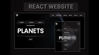 React Website Tutorial - build a responsive website with react js