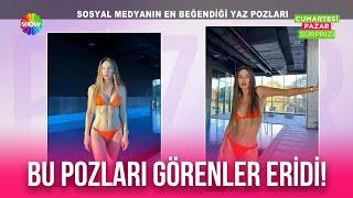 Sosyal medyanın en beğenilen yaz pozlarında son sürat güzellik yarışı devam ediyor!
