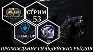 ПРОХОЖДЕНИЕ ГИЛЬДЕЙСКИХ РЕЙДОВ  СТРИМ 53  КОНЕЦ ПЕРВОЙ ФАЗЫ WOTLK  WORLD OF WARCRAFT CLASSIC