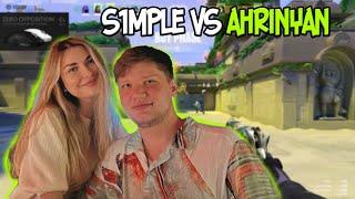 СИМПЛ ИГРАЕТ ПРОТИВ АРИНЯН В ВАЛОРАНТ! S1MPLE VS AHRINYAN