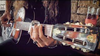 Lynyrd Skynyrd's "Four Walls of Raiford" - Played with Shot Glass Slide Guitar