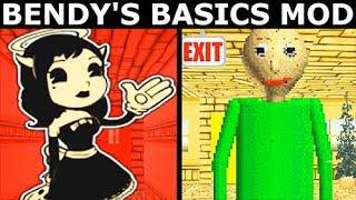 Bendy's Basics Mod - Gameplay No. 1 (Baldi's Basics In Education and Learning Mods)