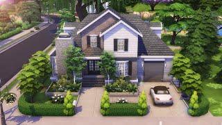 BASE GAME DREAM SUBURBAN HOME | 4 Bdr + 3 Bth | NO CC | The Sims 4: Speed Build