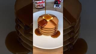 ‍Recette : Pancakes PARFAITS #food #recipe #asmr #mukbang #chocolate #crepes #nutella #eat