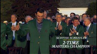 Scottie Scheffler Green Jacket Presentation