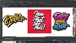 CorelDRAW Tutorial: Raster letter object to Vector, Tracing or Manual Creation - Ahsan Sabri