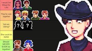 Ranking Stardew Valley Couples