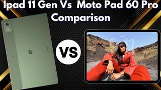 Moto Pad 60 Pro Vs Ipad 11 Gen Comparison| Which is Best tablets Under 30000 ???