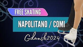 Irina NAPOLITANO / Edoardo COMI (ITA) | Junior Pairs Free Skating | Gdansk 2024