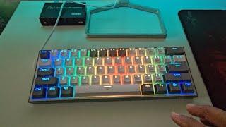 Redragon K617 Fizz Sound & RGB Test