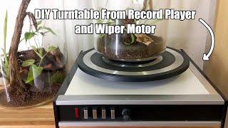 DIY Turntable: From Dusty Record Player to 'Lazy Susan'