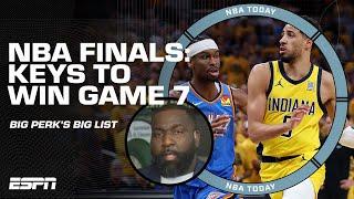 Big Perk's Big List: Pacers-Thunder keys to WIN Game 7  | NBA Today